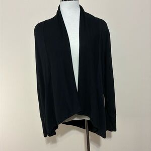 Splits59 Women’s Black Waterfall Open Cardigan